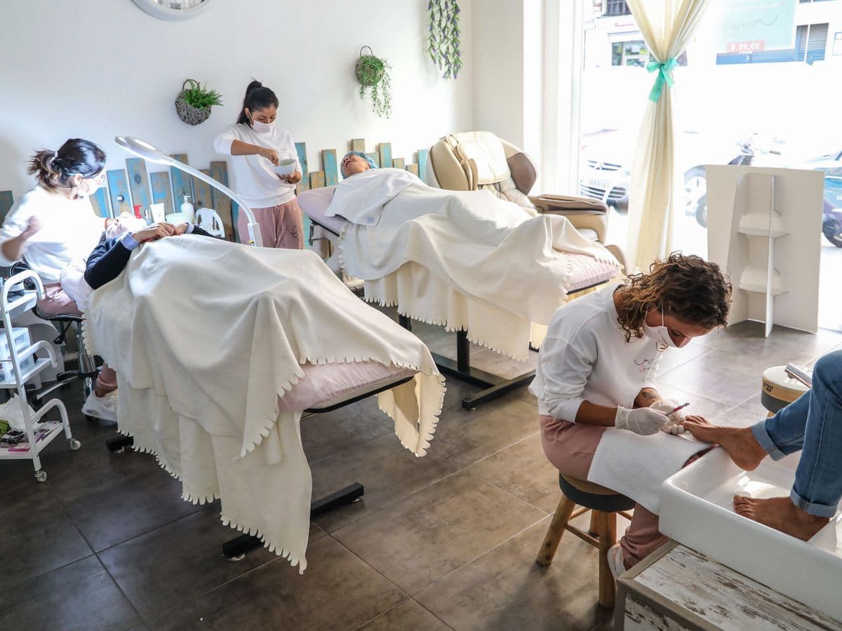 Ambiente de salão e spa premium